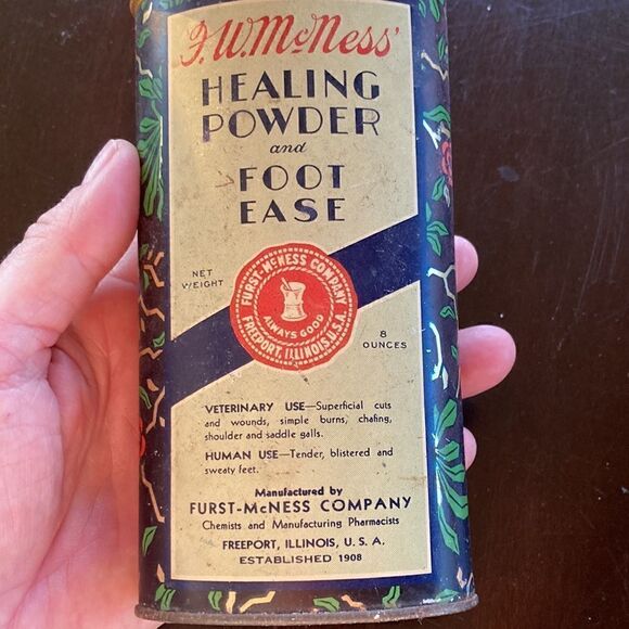 F. W. McNess healing powder and foot ease vintage - Picture 9 of 15